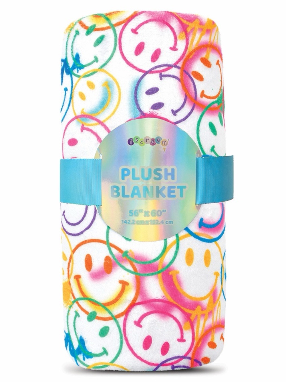 iScream Plush Blanket - Smiles Everywhere (56x60”)
